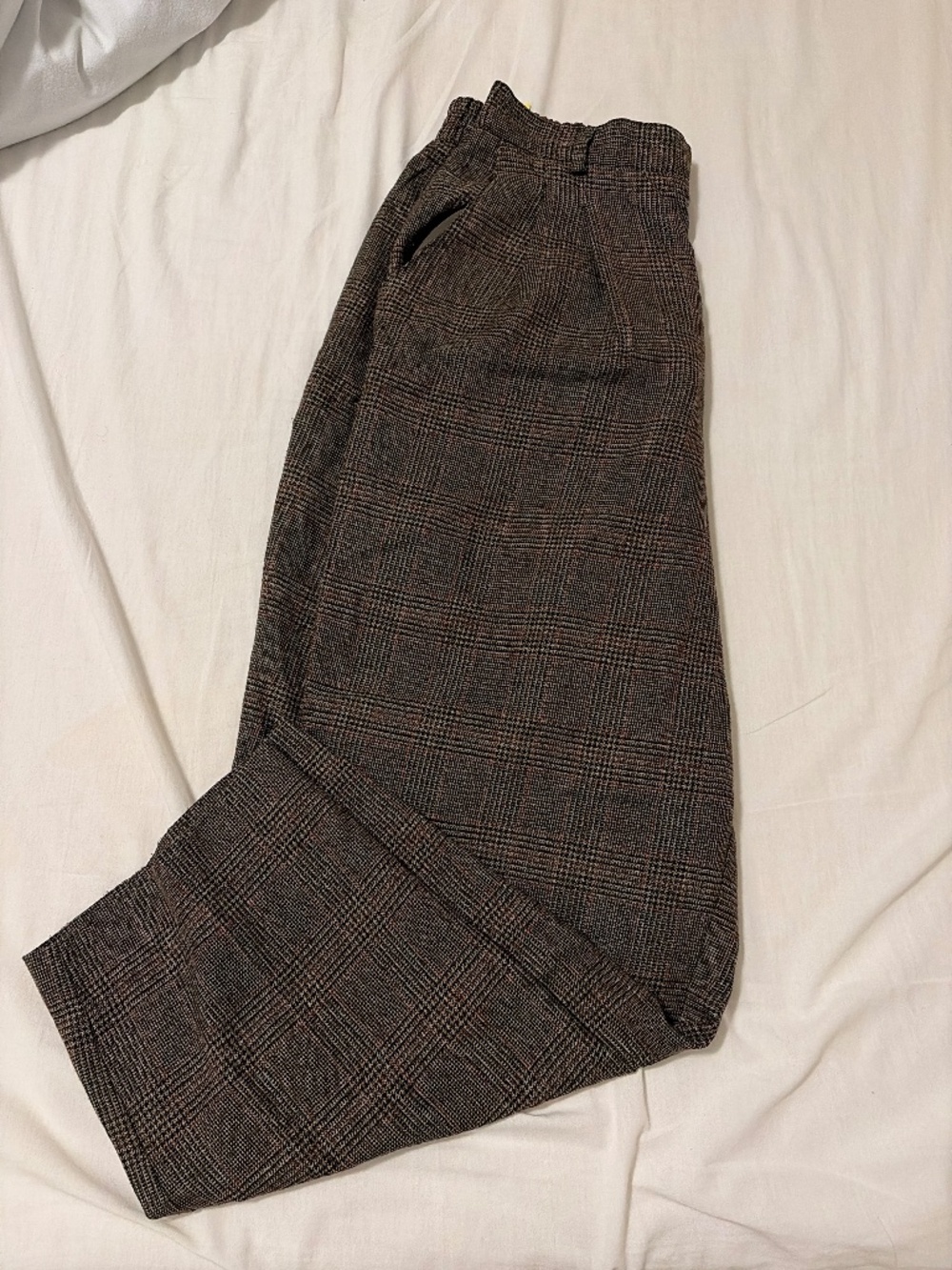 Vintage plaid pants